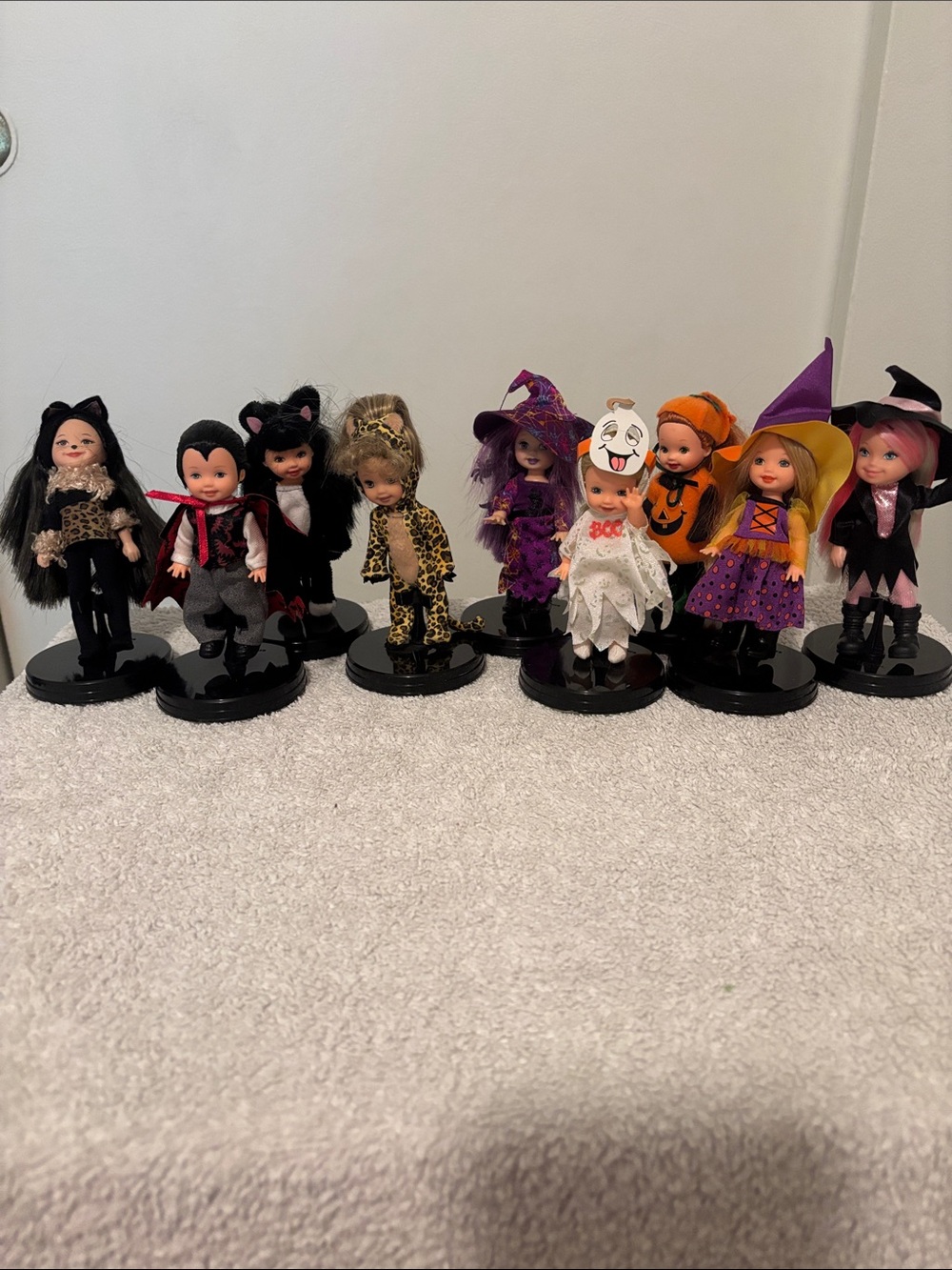 9 Halloween Dress-Up Doll Set - Multi-Color Costumes